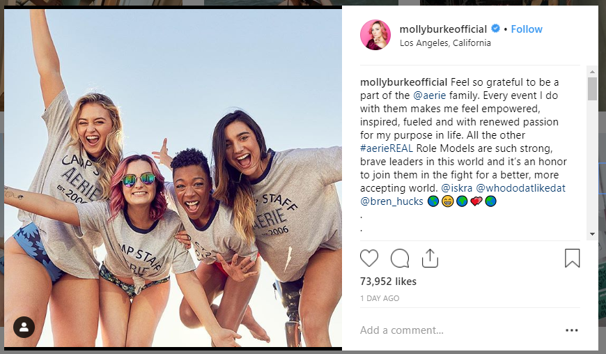 Molly Burke on Instagram