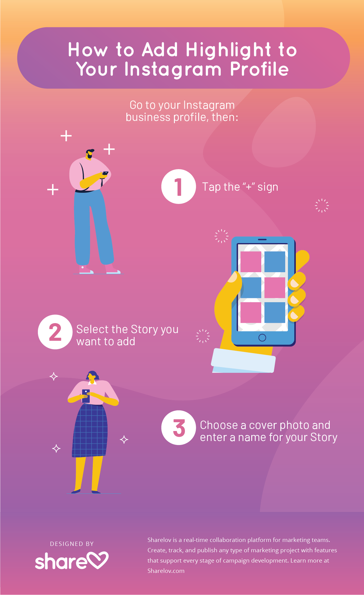 Here’s How to Add Instagram Stories Highlight to Your Profile infographic