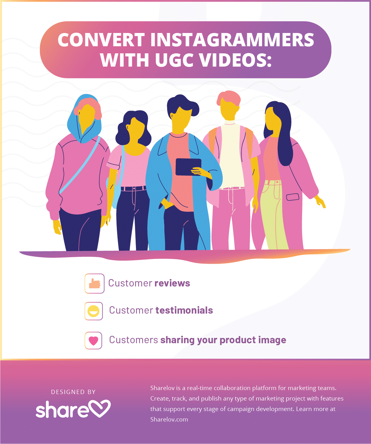 Convert instagrammer with ugc videos