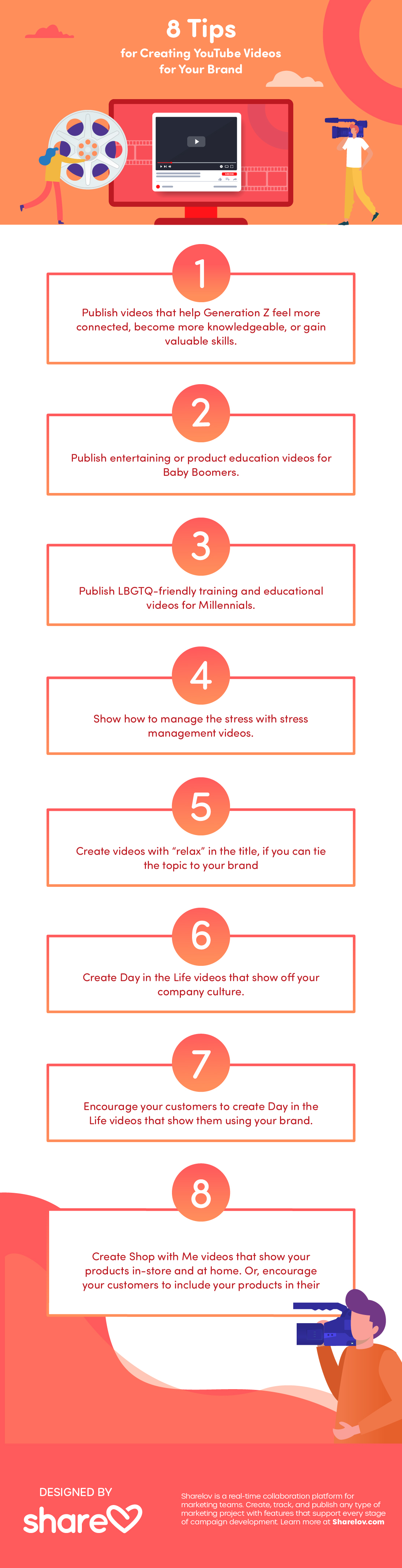 8 tips for creating youtube videos for your brand