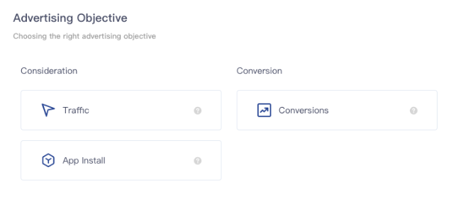 TikTok ads Advertising ObjectivesTikTok ads Advertising Objectives