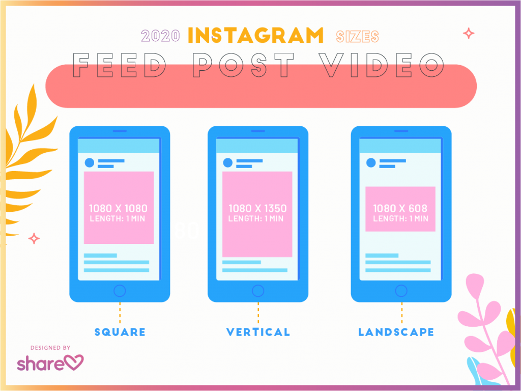 Instagram feed post video size
