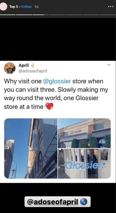 glossier top 5