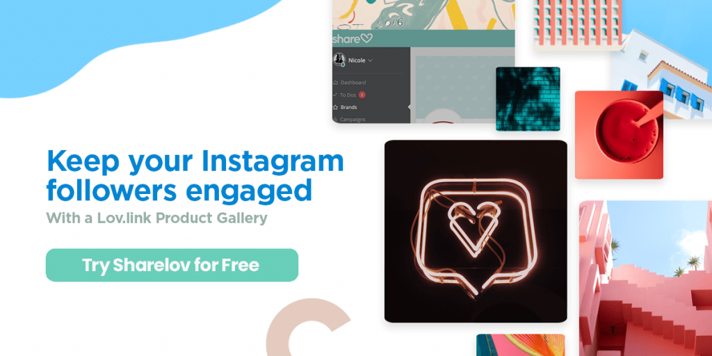 Keep your Instagram followers engaged with a Lov.link product gallery