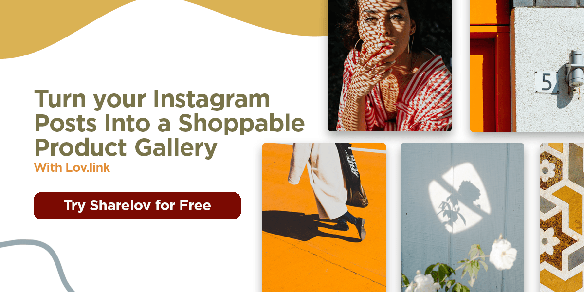 Turn your Instagram posts into a shoppable product gallery with Lov.link