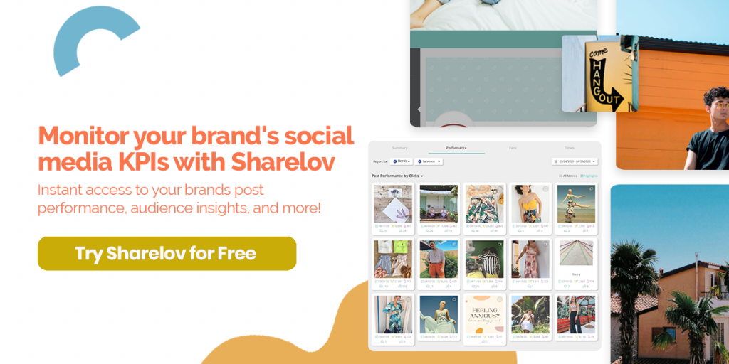 Monitor your brand's social media KPIs with Sharelov