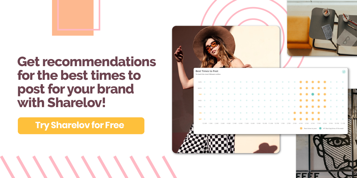 Get recommendations for the Best times to post for your brand With Sharelov