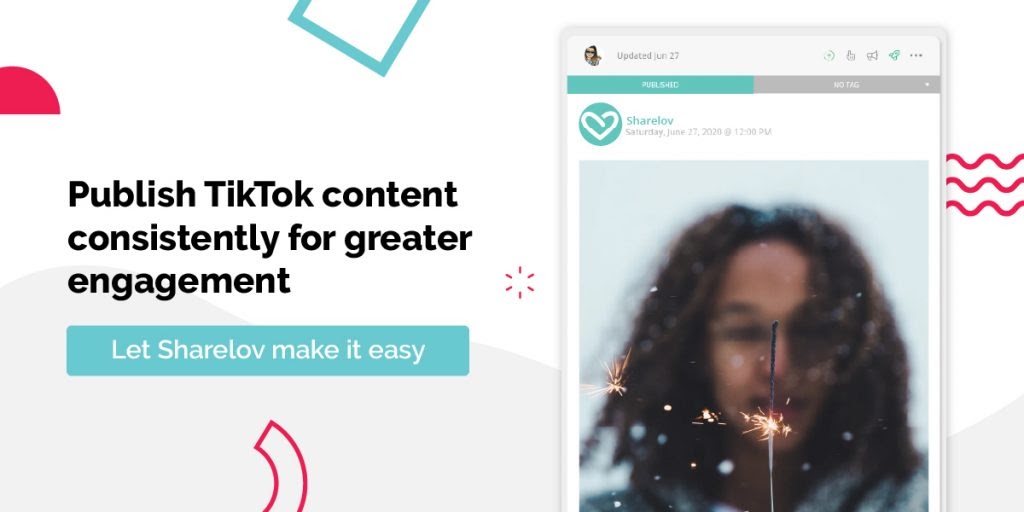 publish tiktok content consistently with sharelov