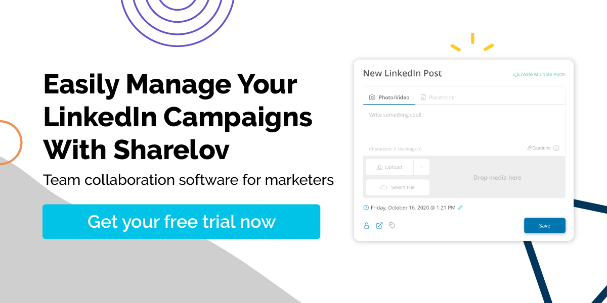 Easily Manage Your LinkedIn Campaigns With Sharelov