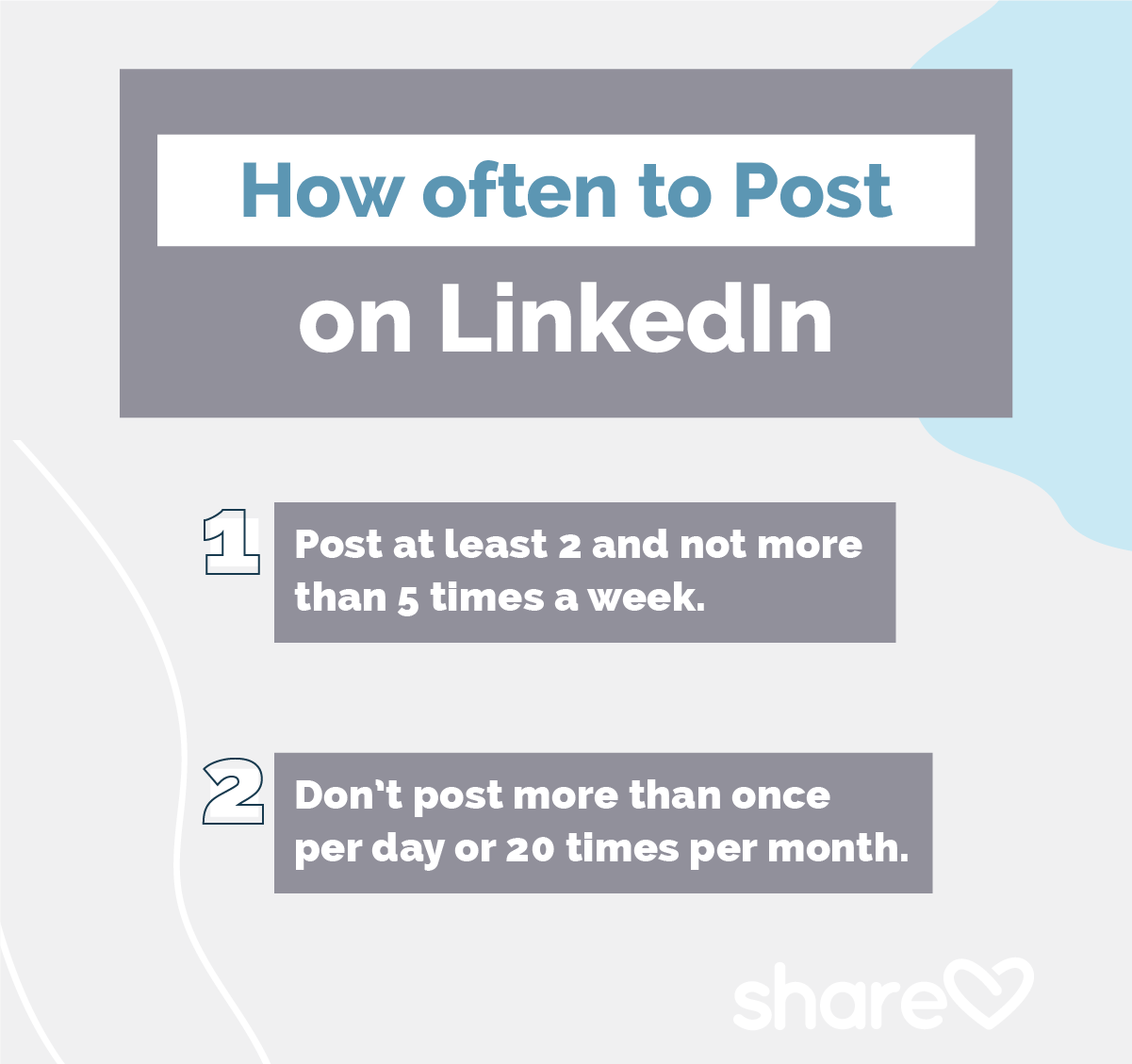 How often to Post on LinkedIn