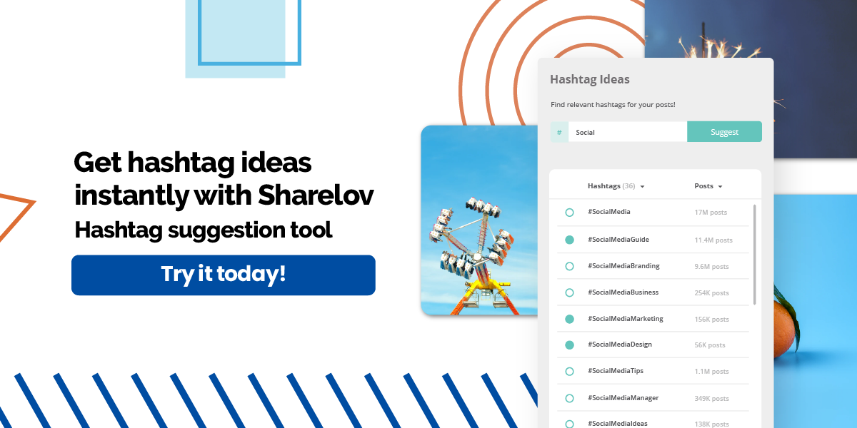 Get hashtag ideas instantly with Sharelov