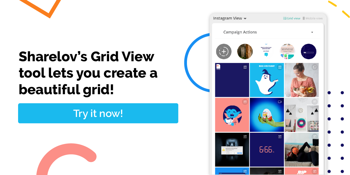 Sharelov’s Grid View tool lets you create a beautiful grid