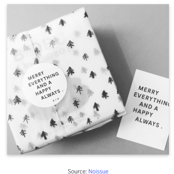 bigcommerce holiday packaging example