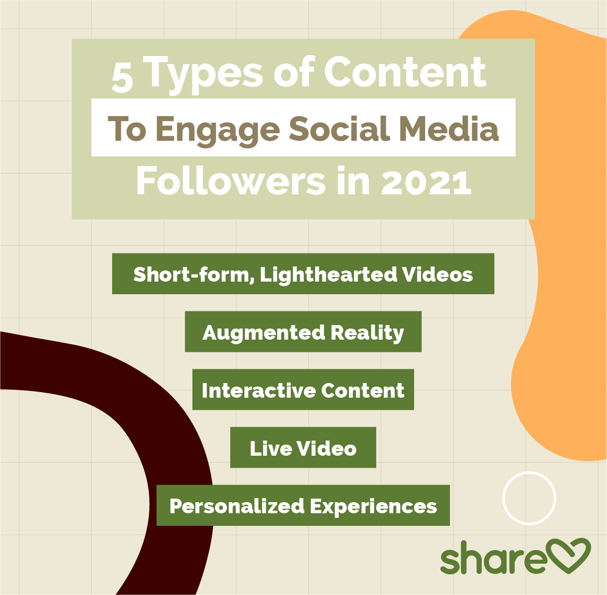 5 types of content to engage social media followers in 2021