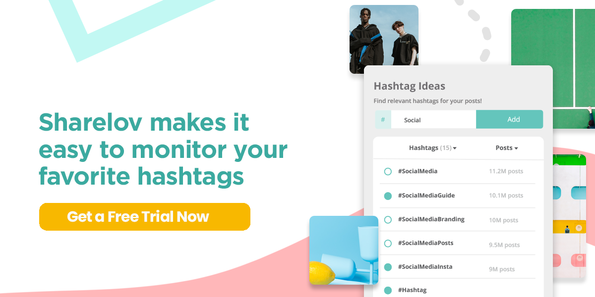 Sharelov makes it easy to Monitor your favorite hashtags.