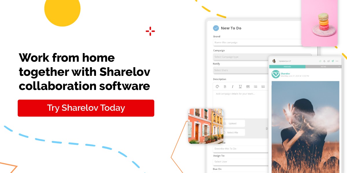 work from home together with sharelov collaboration software