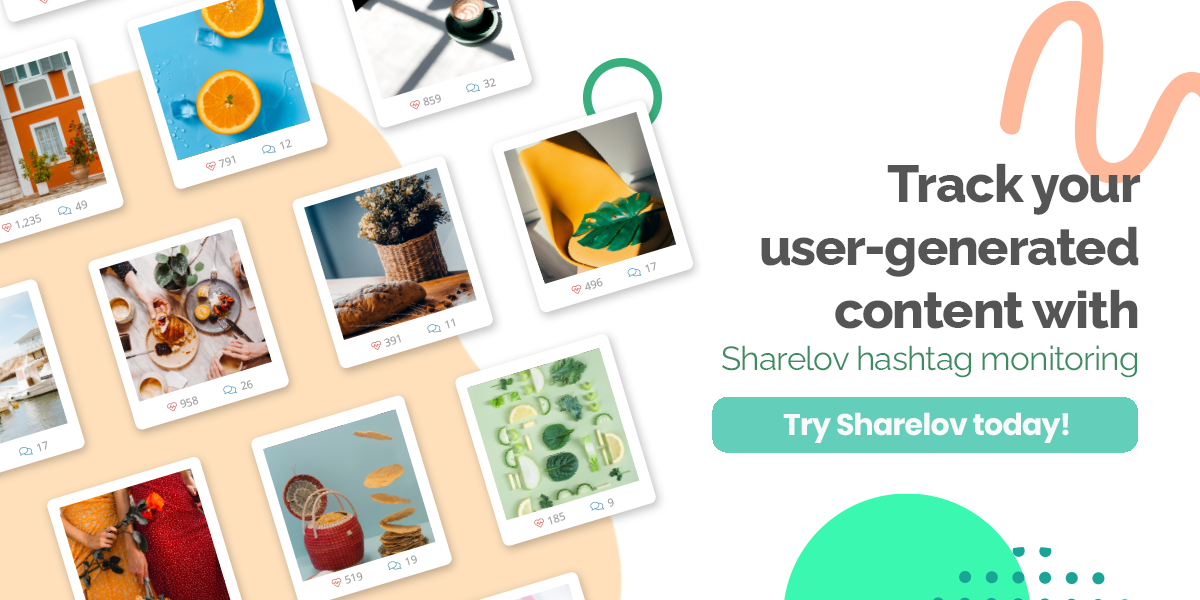 Track your user-generated content with Sharelov hashtag monitoring Try Sharelov today!