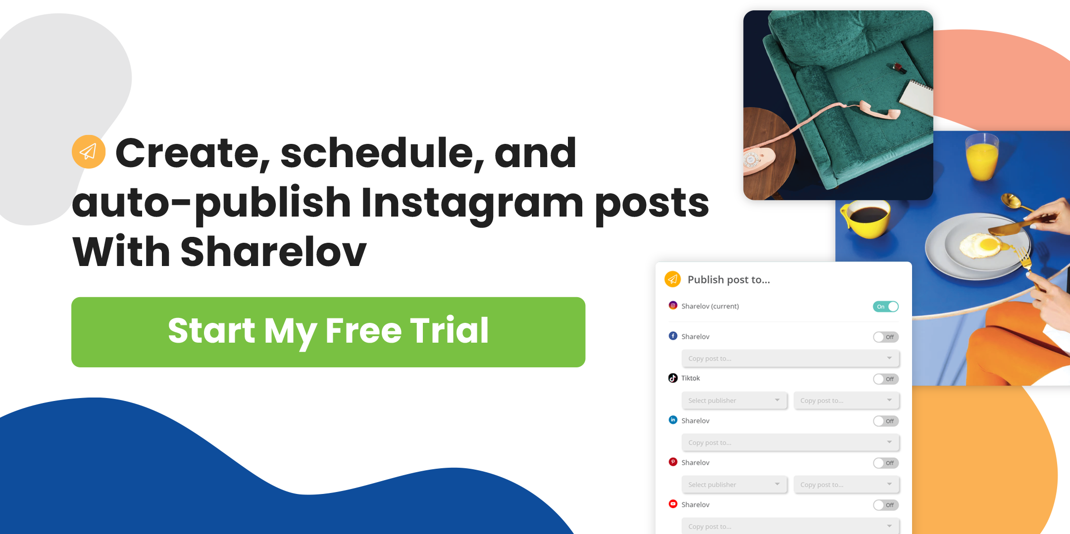 create schedule and auto-publish instagram posts