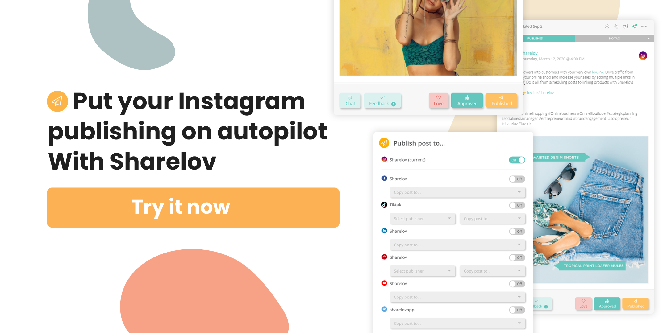 put your instagram publishing on autopilot with sharelov