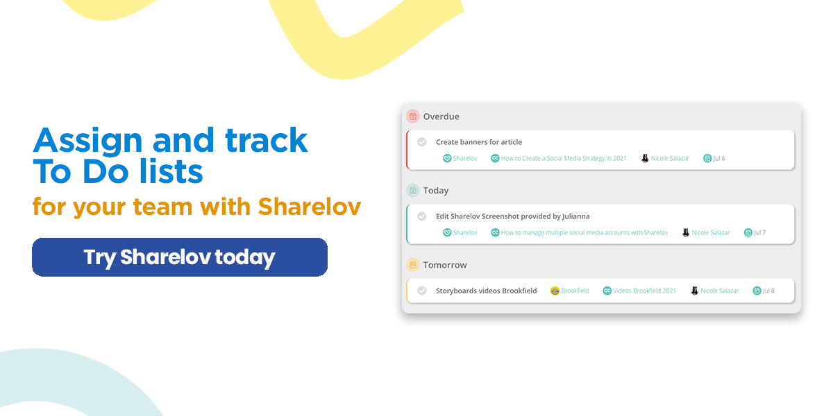 Assign and track To Do lists for your team with Sharelov