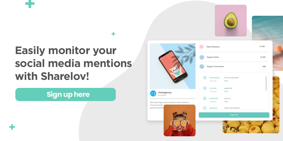 Easily monitor your social media mentions with Sharelov!