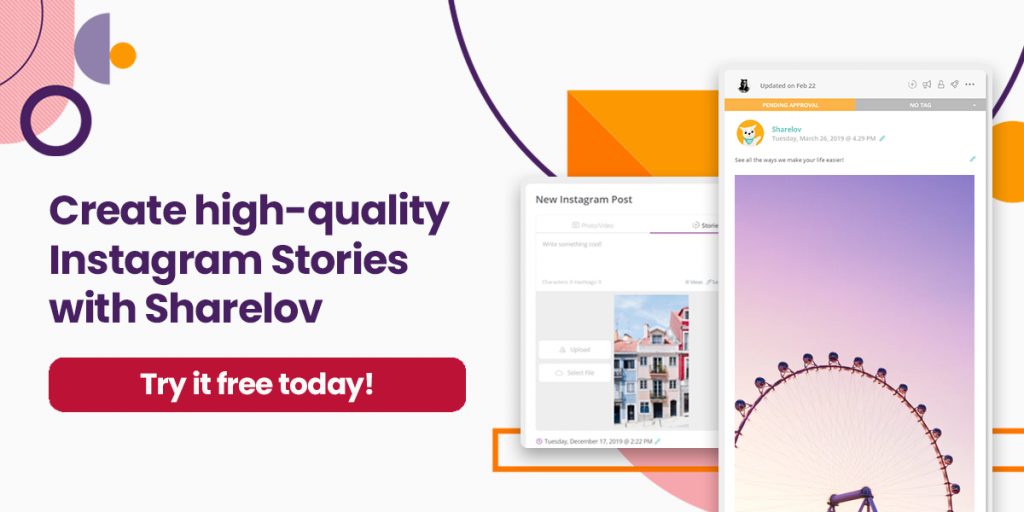 Create high-quality Instagram Stories with Sharelov