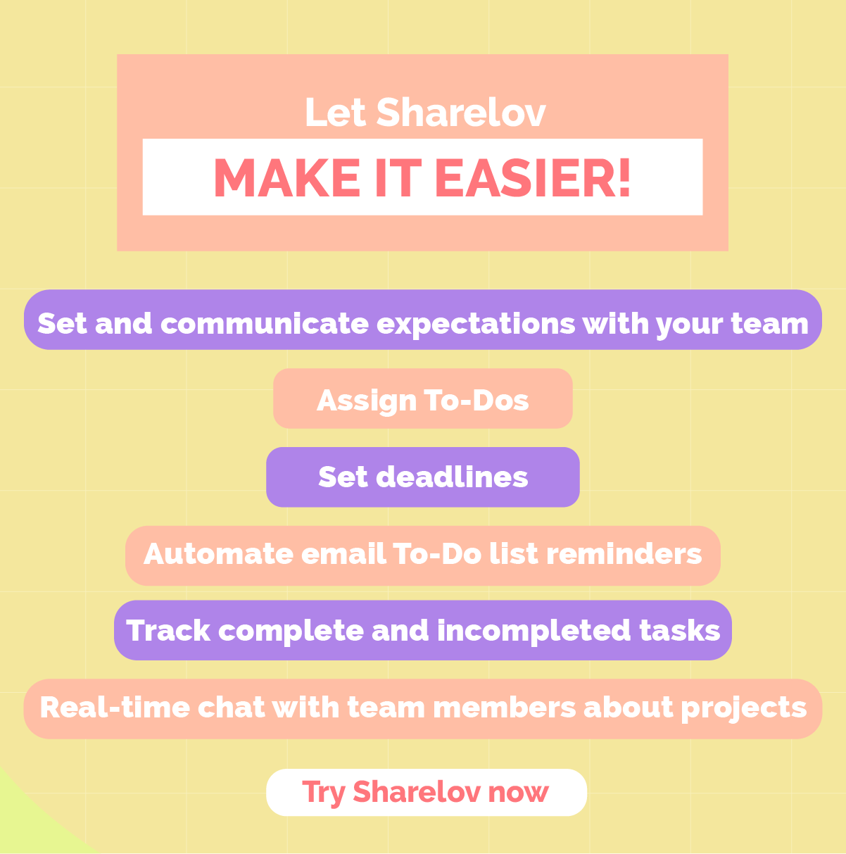 Let Sharelov make it easier!