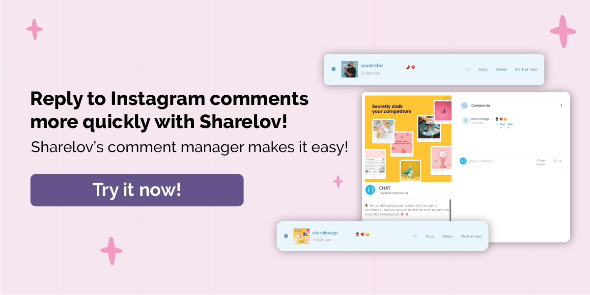 Reply to Instagram comments more quickly with Sharelov