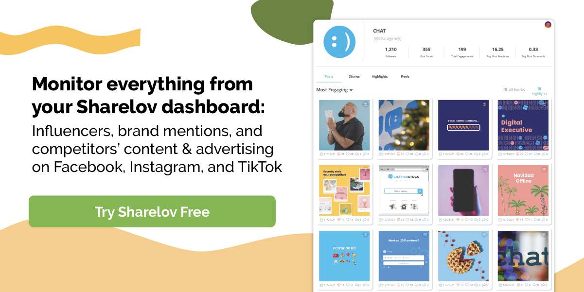 Banner: Monitor everything from your Sharelov dashboard