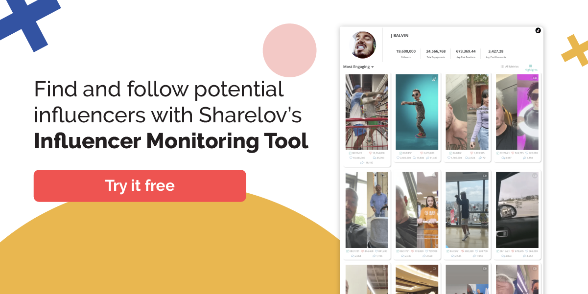 Find and follow potential influencers with Sharelov’s Influencer Monitoring Tool