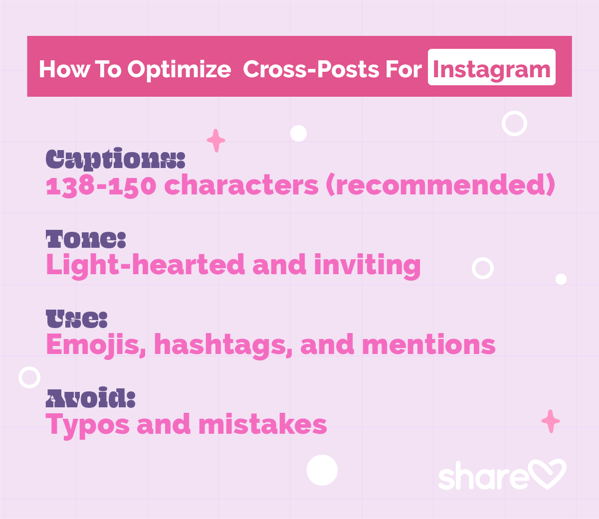 How To Optimize Cross-Posts For Instagram