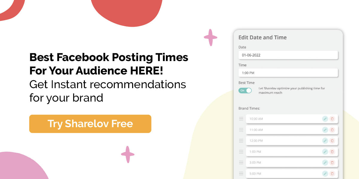 Best Facebook Posting Times For Your Audience HERE