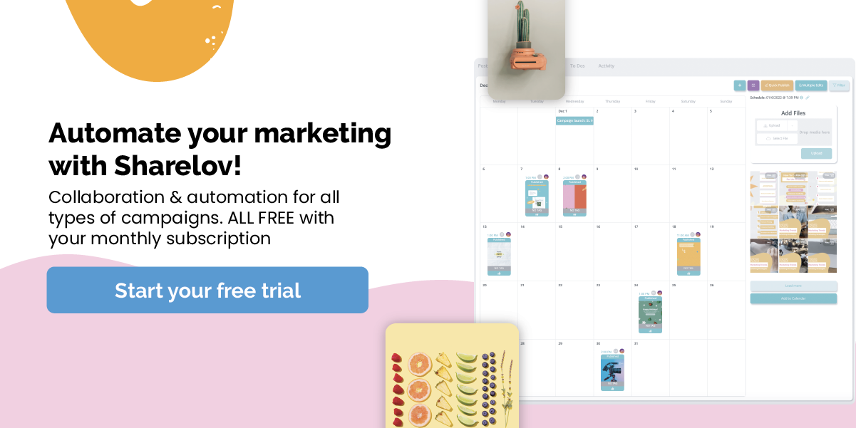 Automate your marketing with Sharelov