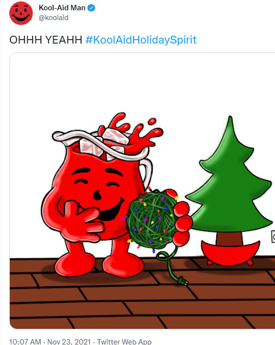 Kool Aid holiday ad screenshot