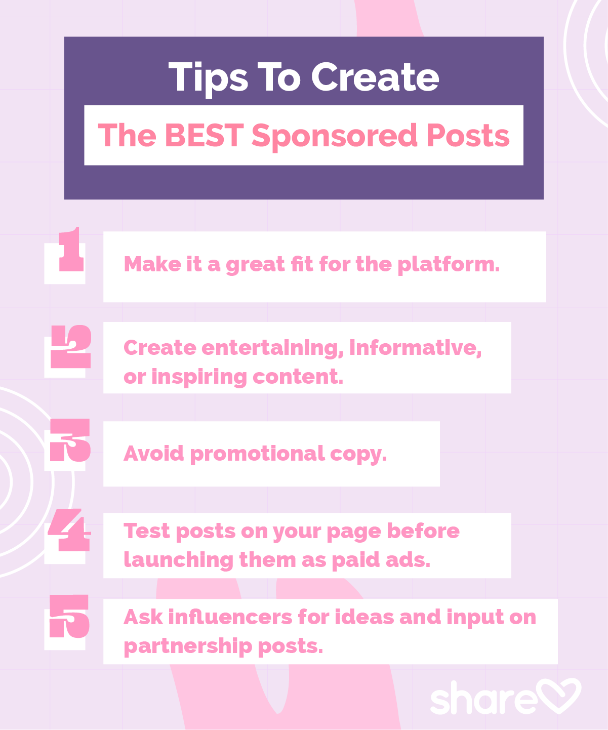 Tips to create the best sponsored posts