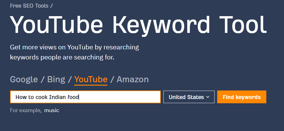 Ahrefs YouTube keyword suggestions screenshot