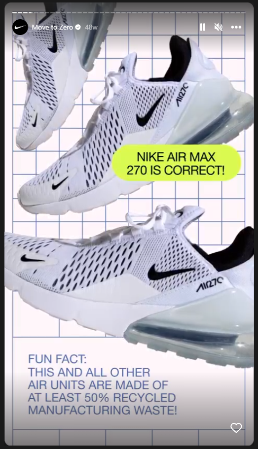 Nike interactive post example 2